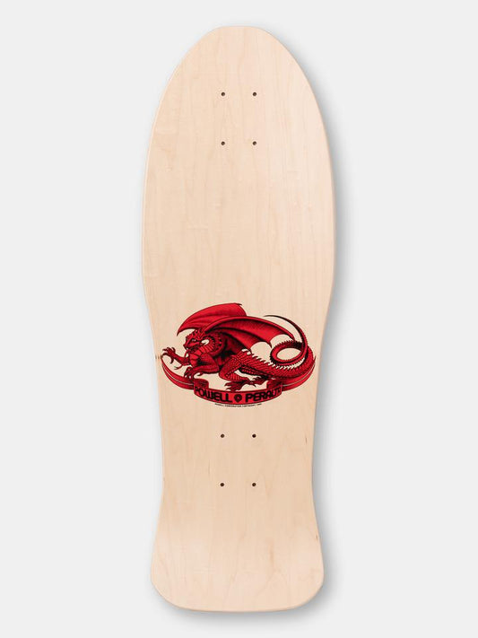 Powell Peralta Skateboard Deck Cab Chinese Dragon Natural Clear UV Reissue