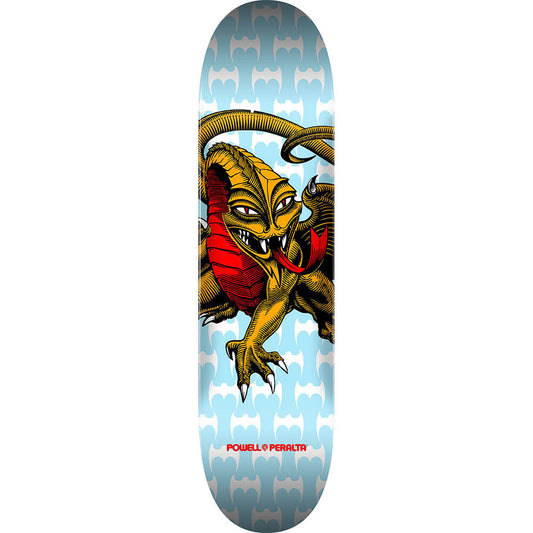 Powell Peralta Skateboard Deck Cab Dragon Light Blue 7.75" Birch