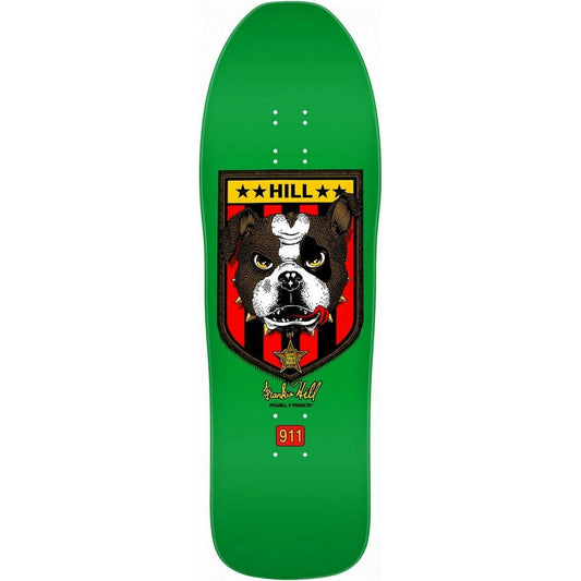 Powell Peralta Skateboard Deck Frankie Hill Bulldog Green 10" Reissue