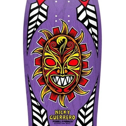 Powell Peralta Skateboard Deck Nicky Guerrero Mask Purple 10" Reissue