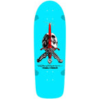 Powell Peralta Skateboard Deck Og Rodriguez Skull Sword Light Blue 10 Reissue