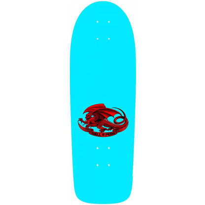 Powell Peralta Skateboard Deck OG Rodriguez Skull & Sword Light Blue 10" Reissue