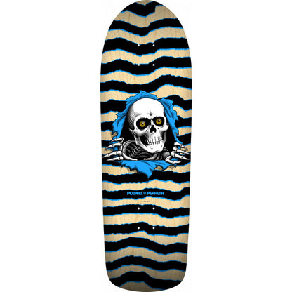 Powell Peralta Skateboard Deck Old School Ripper Nat/Blue 9.89" Reissue