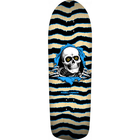 Powell Peralta Skateboard Deck Old School Ripper Nat/Blue 9.89" Reissue