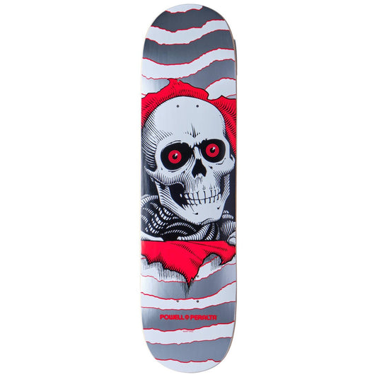 Powell Peralta Skateboard Deck Ripper Silver 8" Birch