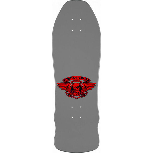 Powell Peralta Skateboard Deck Skull & Sword Silver Geegah 9.75" Reissue