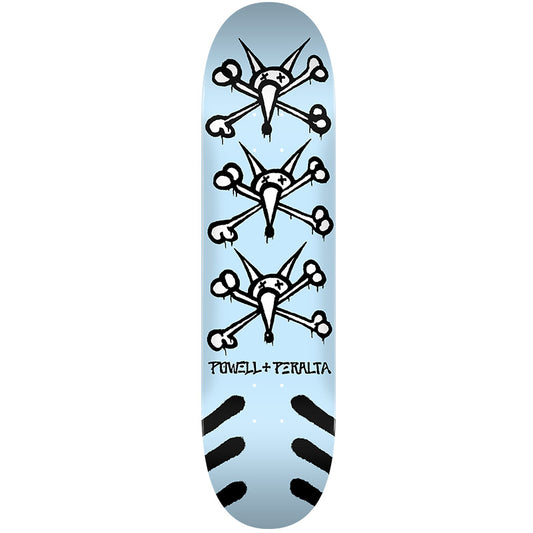 Powell Peralta Skateboard Deck Vato Rats Light Blue 8" Birch