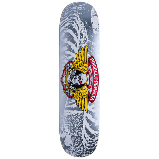 Powell Peralta Skateboard Deck Winged Ripper Silver 8" Birch