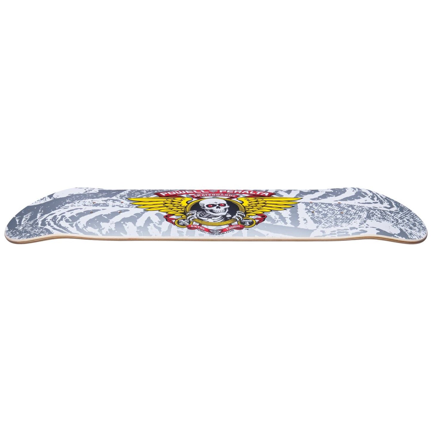 Powell Peralta Skateboard Deck Winged Ripper Silver 8" Birch