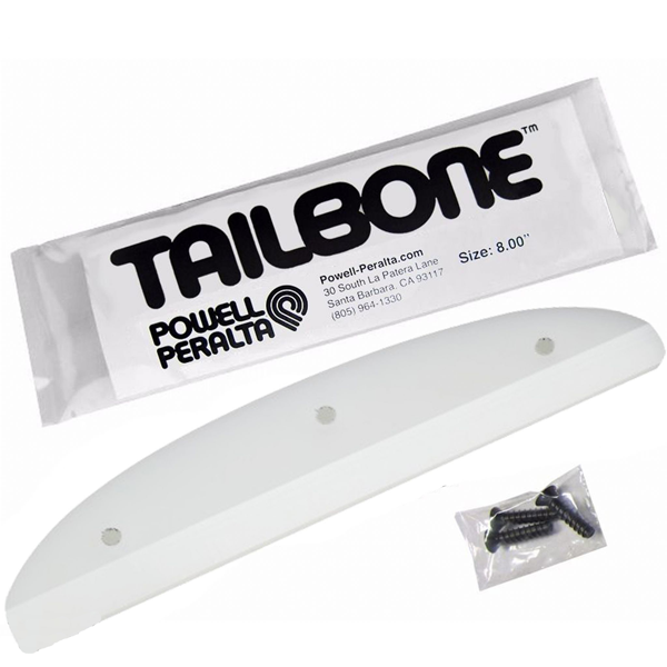 Powell Peralta Tail Bone WHITE 8" Original Old School Reissue Tail Pivot Slider