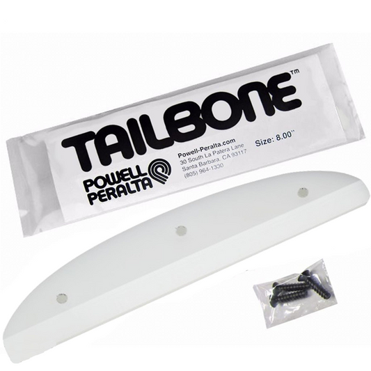 Powell Peralta Tail Bone WHITE 8" Original Old School Reissue Tail Pivot Slider