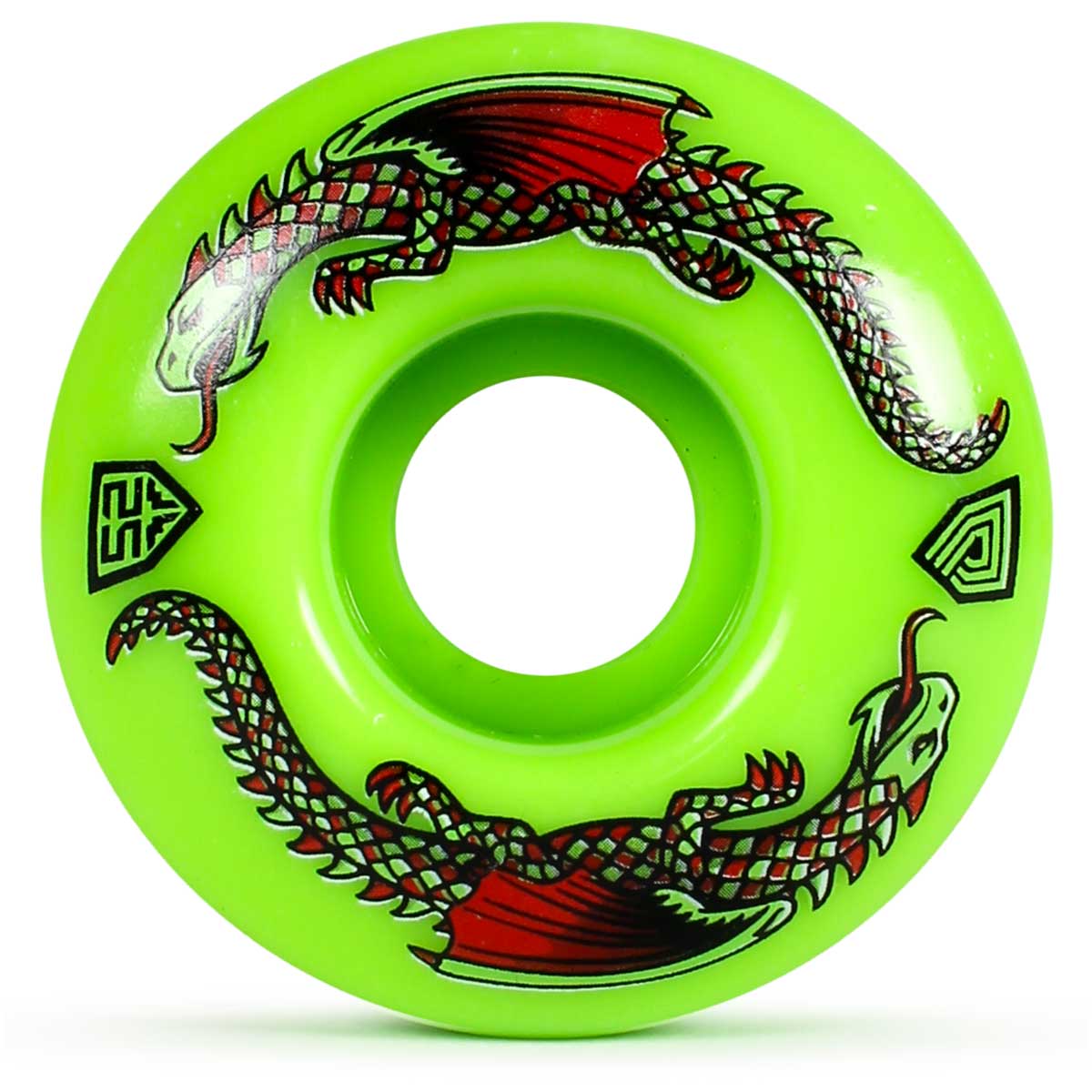 Powell Peralta Wheels Dragon Formula 52mm 93A Green
