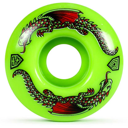 Powell Peralta Wheels Dragon Formula 52mm 93A Green