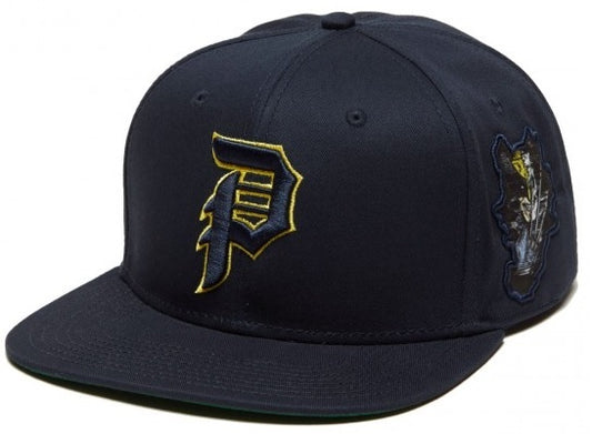 Primitive Skateboard Cap x Marvel Wolverine Navy Snapback Hat