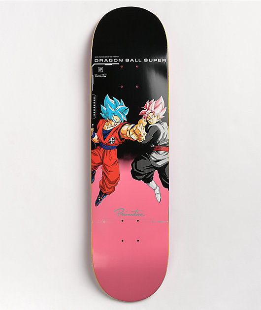 Primitive Skateboard Deck Goku Black Rose Team Versus 8.25" x Dragon Ball Super