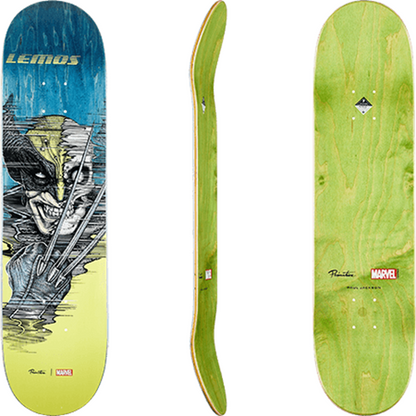 Primitive Skateboard Deck x Marvel Wolverine Tiago Lemos 8"