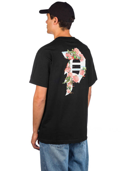 Primitive Skateboard Tee DIRTY P GLITCH Black Mens T-Shirt