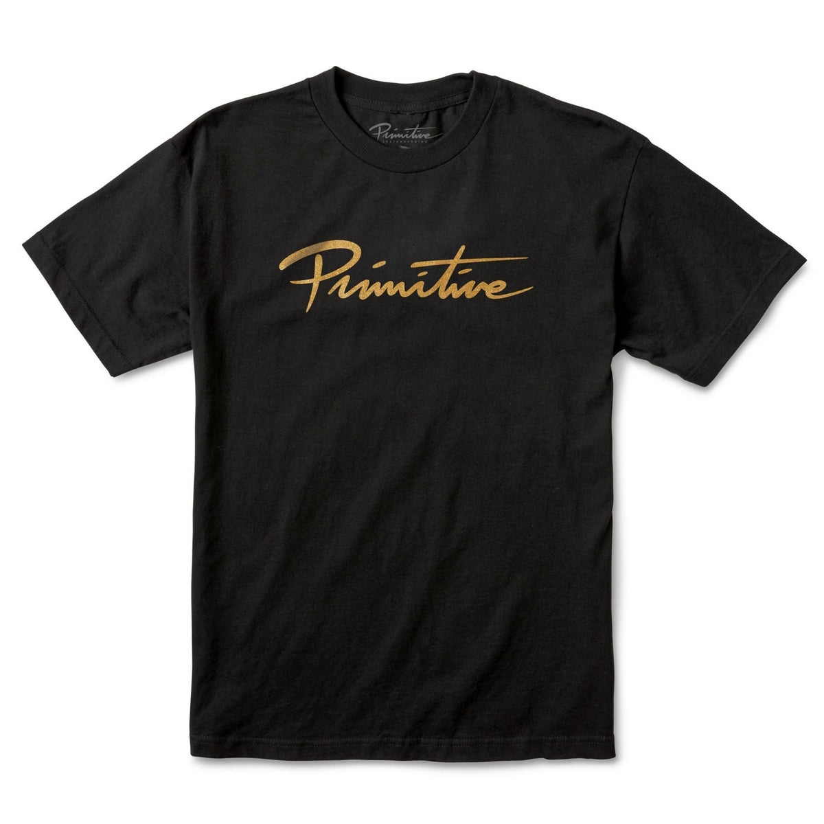 Primitive Skateboard Tee Nuevo Script Black T Shirt