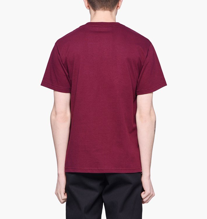 Primitive Skateboard Tee Classic P Core Burgundy White T-Shirt