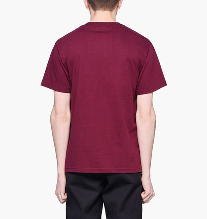 Primitive Skateboard Tee Classic P Core Burgundy White T-Shirt