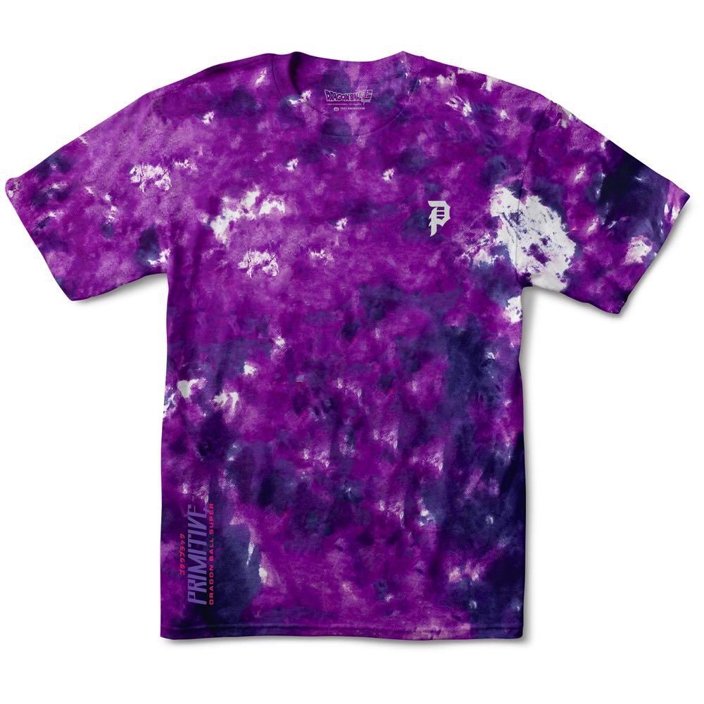 Primitive Tee Goku Black Rose Wash Purple Dragon Ball Z Skateboard T Shirt Dbz