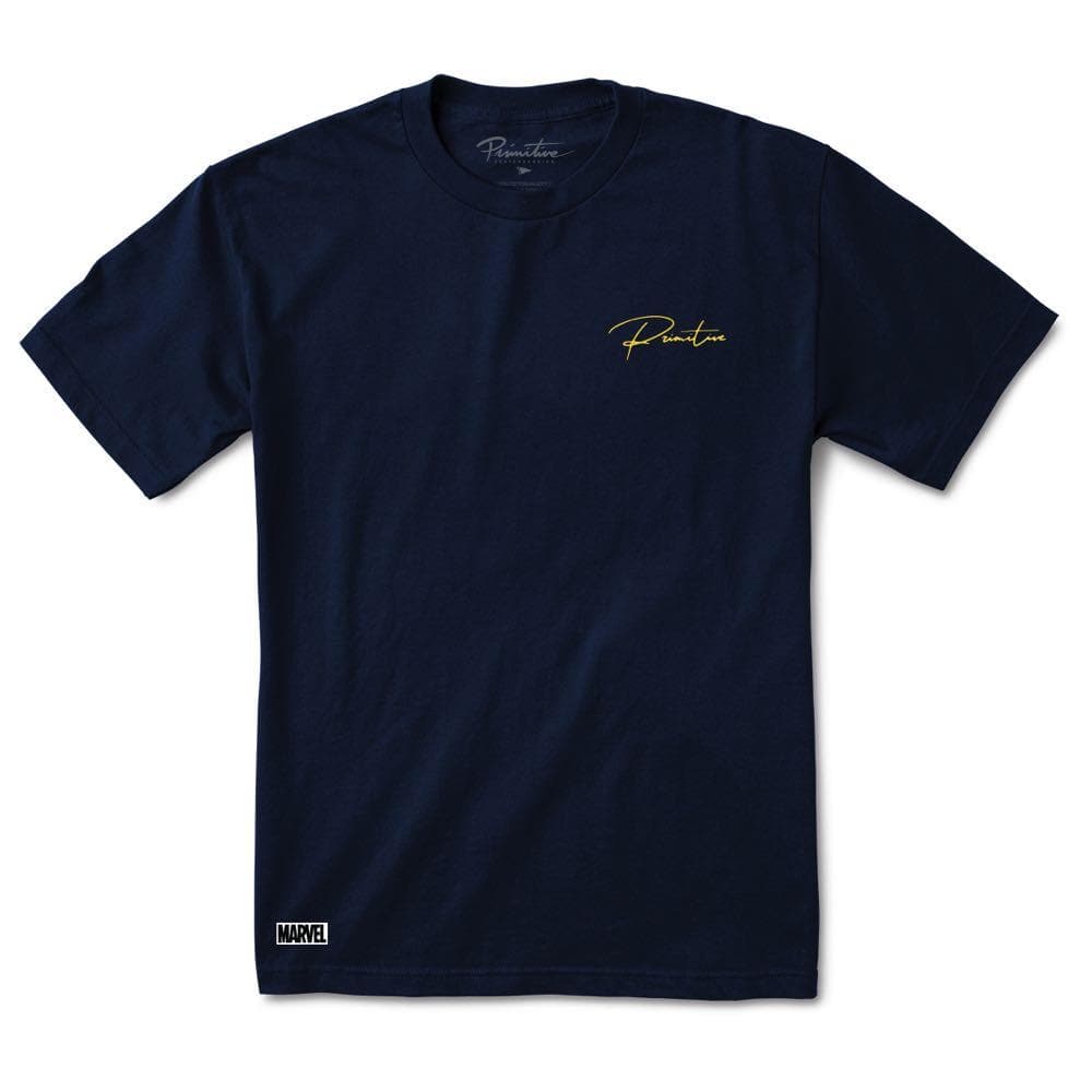 Primitive Tee Marvel Wolverine Navy Skateboard T-Shirt