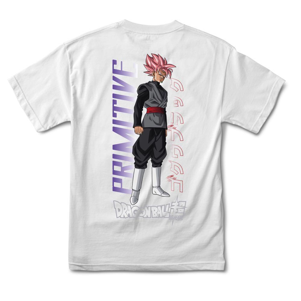 Primitive X Dragon Ball Z Tee Ssr Goku White Dbz Skateboard T Shirt