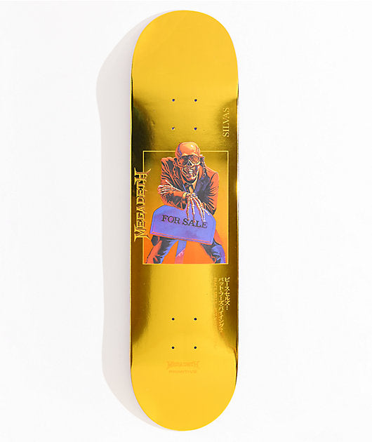 Primitive Skateboard Deck x Megadeth Miles Silvas Peace Sells 8.125"