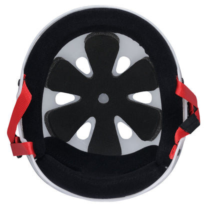 Pro-Tec Helmet Classic Bucky Translucent White Skateboard / Bike Protec Lid