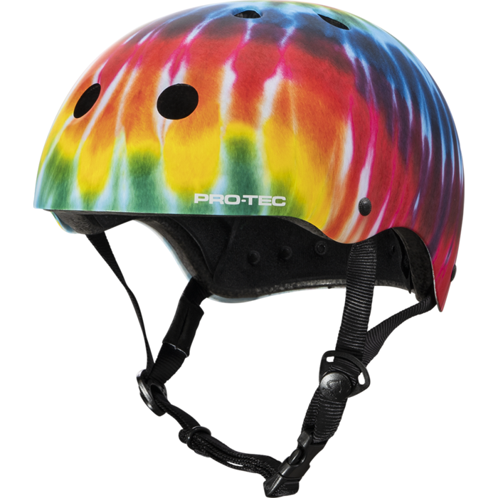 Pro Tec Helmet Classic Certified Tie Dye Skateboard Safety Gear