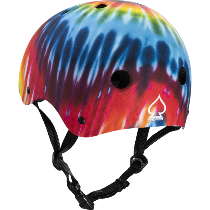 Pro-Tec Helmet Classic Certified Tie Dye Skateboard Safety Gear