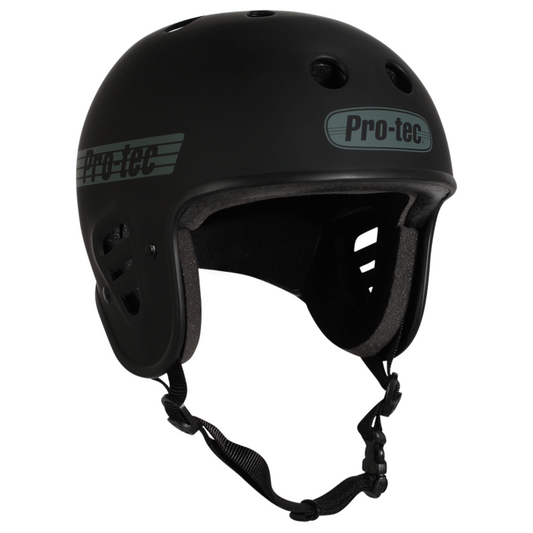 Pro-Tec Helmet Full Cut Certified Matte Black Skateboard / Bike Protec Lid