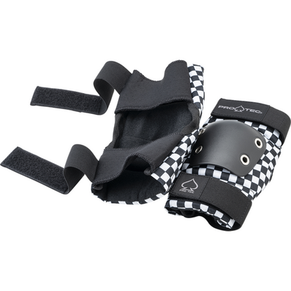 Pro-Tec Pads Street Knee & Elbow Set CHECKER Safety Gear