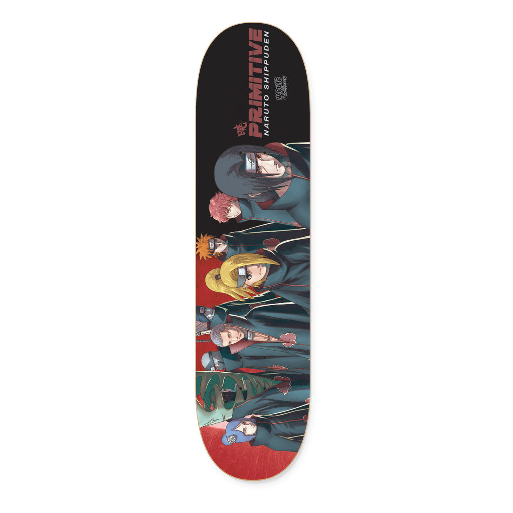 Primitive Skateboard Deck x Naruto Criminal Clan 8.38"