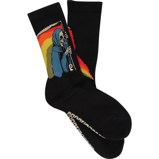 Psockadelic Socks Deathbow Black OSFM Skateboard Sox