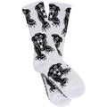Psockadelic Socks Panther White Crew Osfm Skateboard Sox