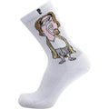 Psockadelic Socks The Dude White Osfm Skateboard Sox