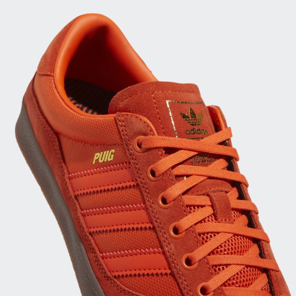 Adidas Shoes Lucas Puig Indoor Semi Impact Orange Gum Skateboard Sneakers