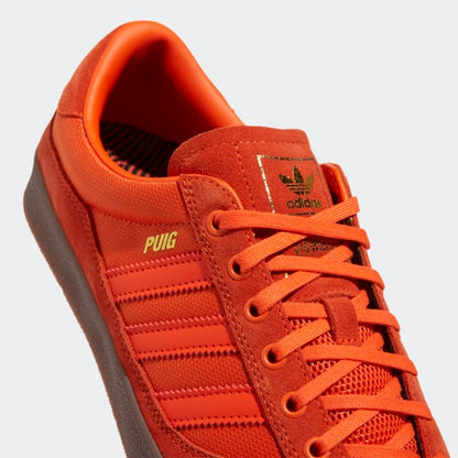 Adidas Shoes Lucas Puig Indoor Semi Impact Orange Gum Skateboard Sneakers
