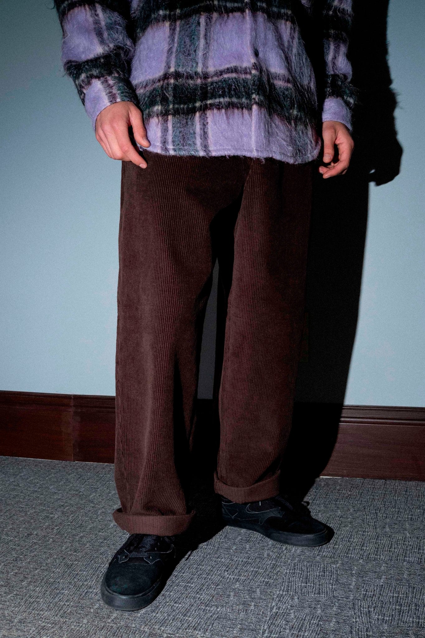 Quasi Pants Elliot Dark Brown Cord Skateboard Trousers