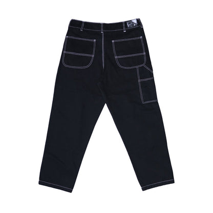 Quasi Pants Utility Black/White Skateboard Trousers