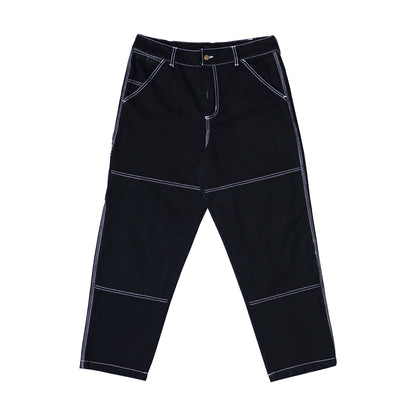Quasi Pants Utility Black/White Skateboard Trousers
