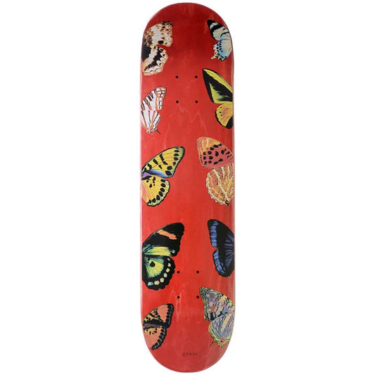 Quasi Skateboard Deck Butterfly Red 8"