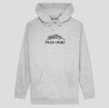 Passport Hood Quill Embroidery Grey Heather Pass Port Skateboards Pullover