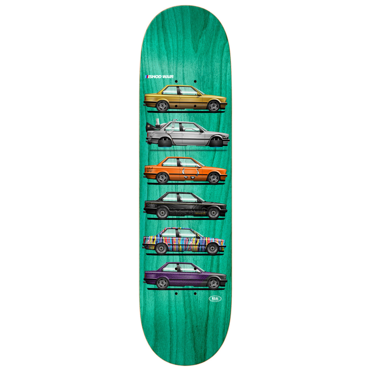 Real Skateboard Deck Customs Ishod Tt Slick Bottom 8 3 Twin Tail