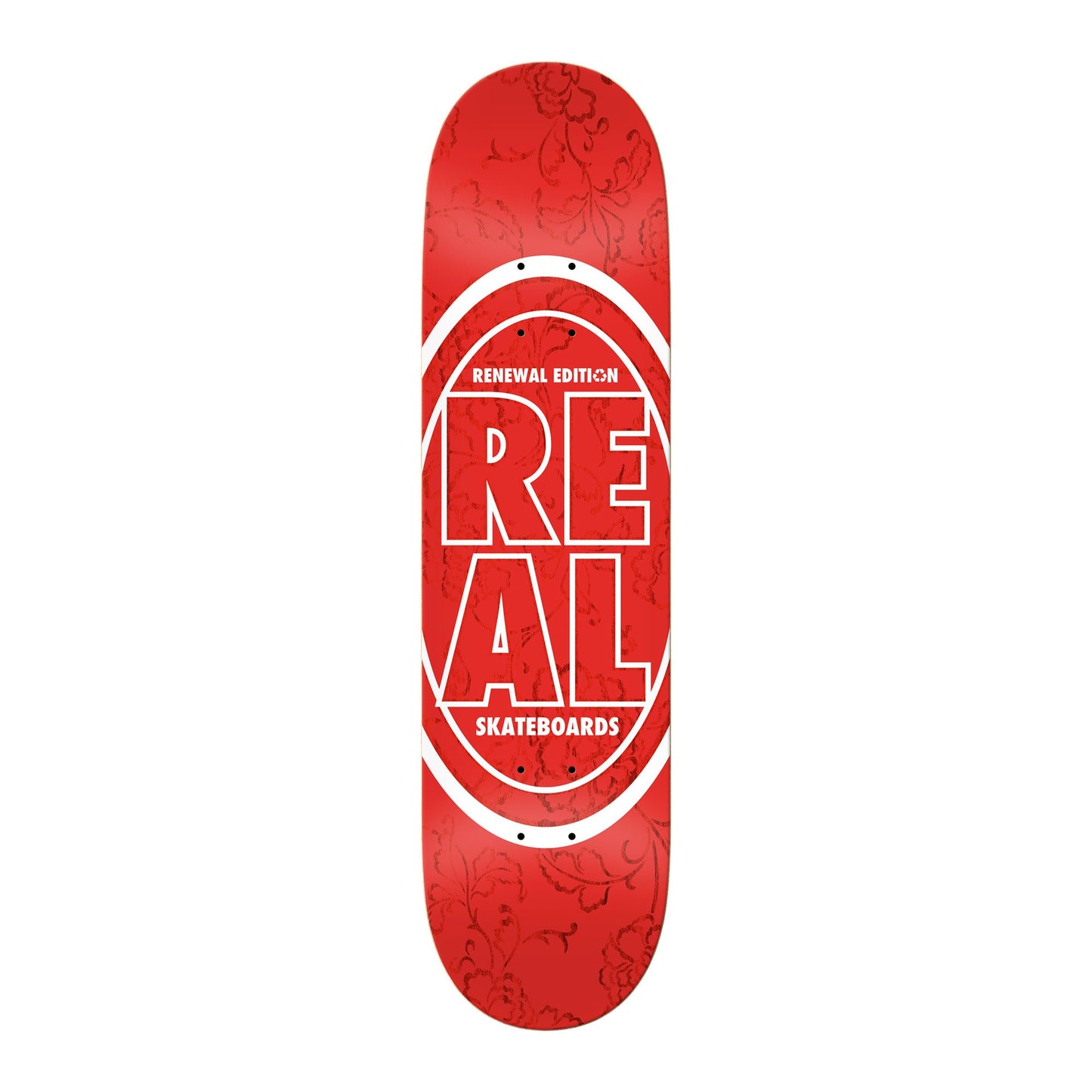 Real Skateboard Deck PP Floral Oval 8.06"