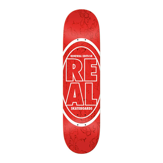 Real Skateboard Deck PP Floral Oval 8.06"