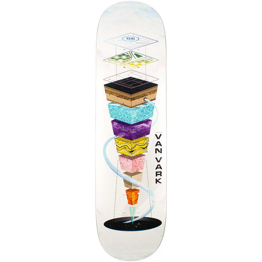 Real Skateboard Deck Tanner Van Vark Topography 8.25"