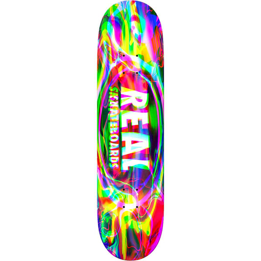 Real Skateboard Deck Team Psychoactive Dye Oval 8.25"