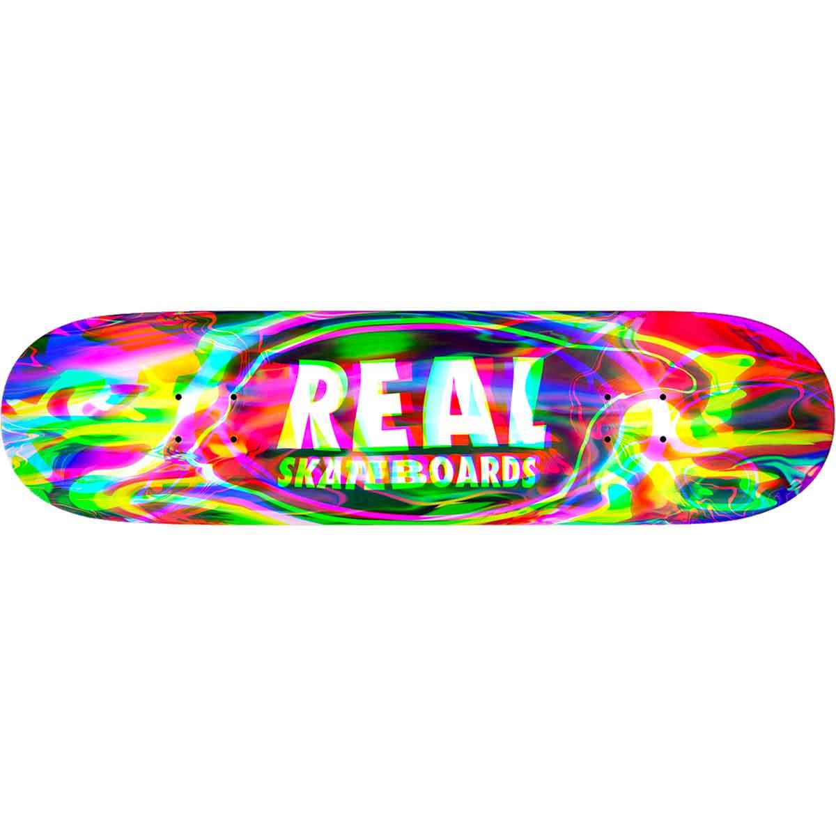 Real Skateboard Deck Team Psychoactive Dye Oval 8.25"